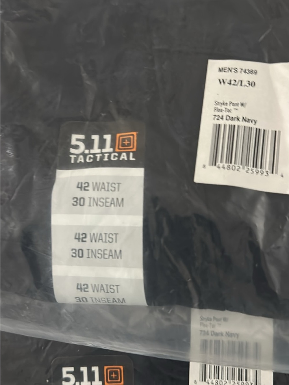 5.11 Stryke Pants men’s with Flex-Tac 42 x 30